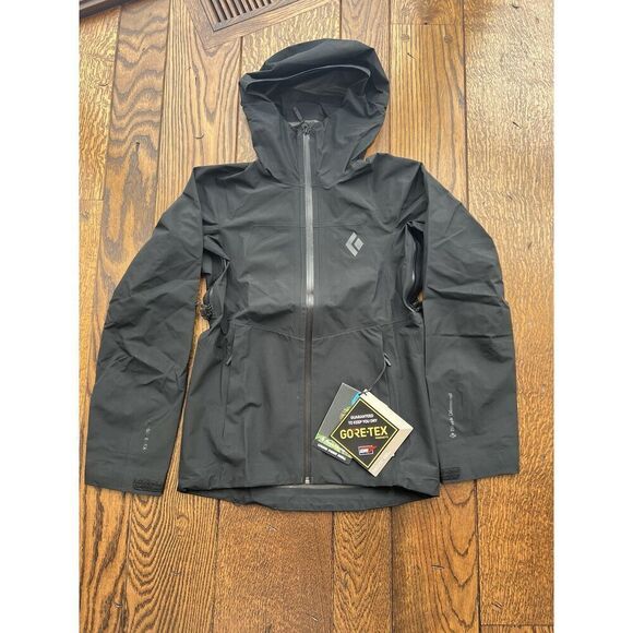 Black Diamond Jacket Womens Liquid Point Shell Gore-Tex Water Proof XS NWT - Picture 1 of 9